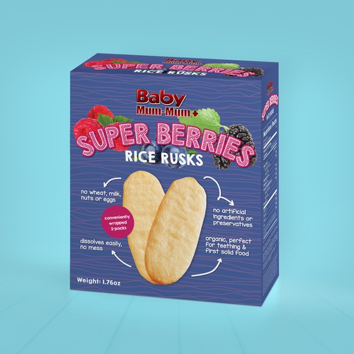 Packaging concept for rice rusks