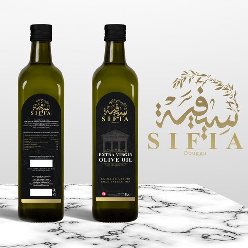 LABEL DESIGN : OLIVE OIL