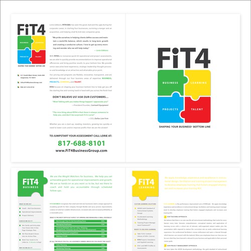 FiT4 Brochure Redesign