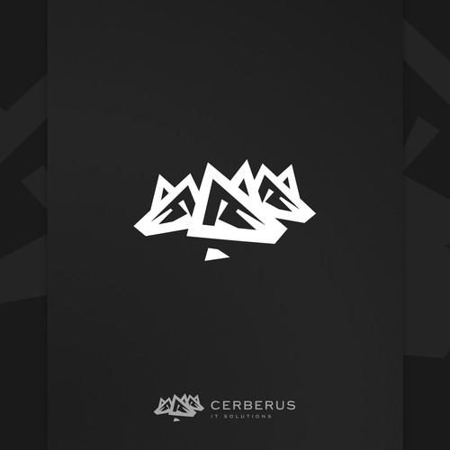 Menacing and unique mark for a IT services company