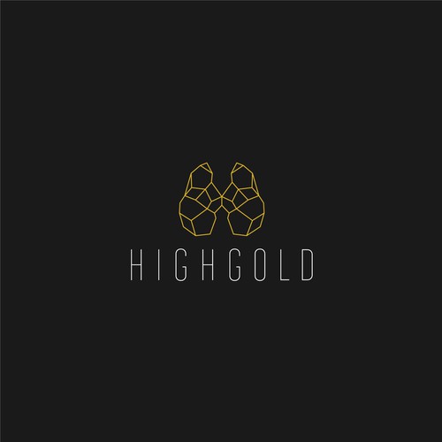 HIGHGOLD logo design