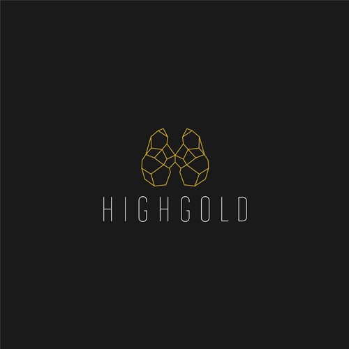 HIGHGOLD logo design