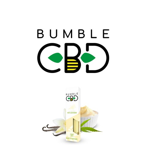 Simple, eye-catching logo for a CBD company