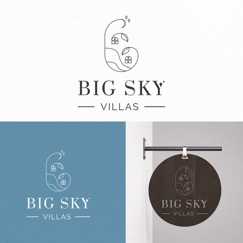 Logo concept for Big Sky Villas