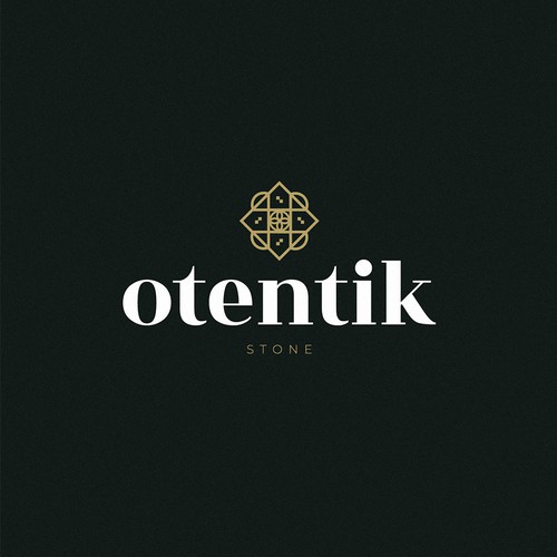 Otentik stone logo