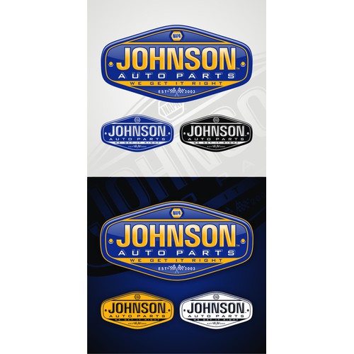 Create the next logo for JOHNSON AUTO PARTS