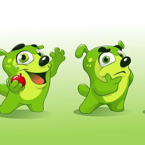 Fruits and vegetables food mascot