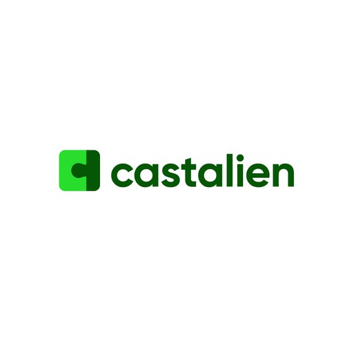 Minimalist logo concept for castalien