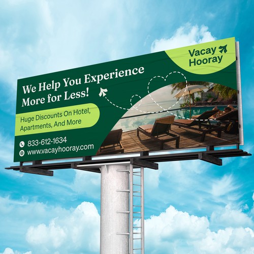 billboard design for booking website