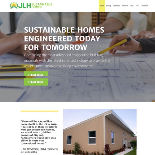 JLH Homes Brand Twist & Website