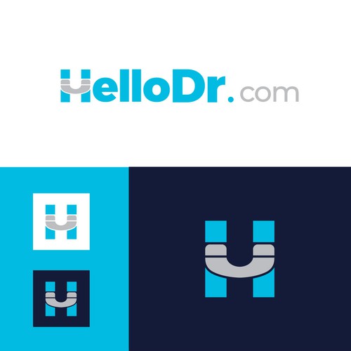 helloDr.com logo l wordmark logo