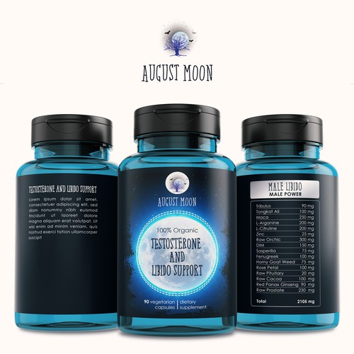 Label for August Moon
