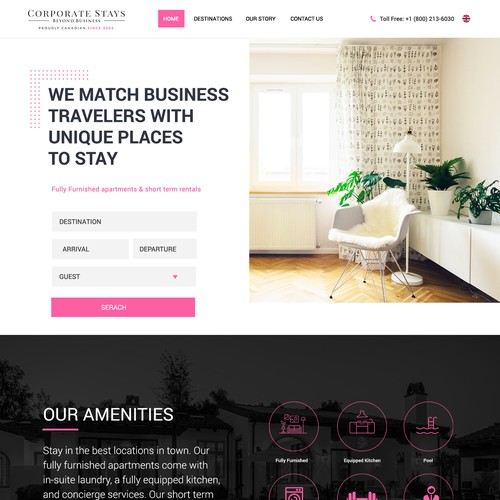 landing page