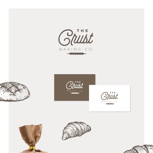 Rustic logo for bakery