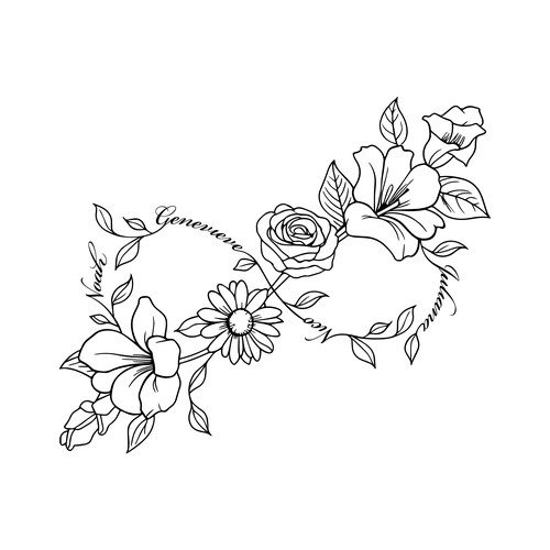 Mother’s day tattoo concept