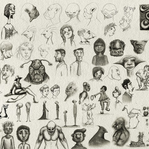 Character illustration sketch