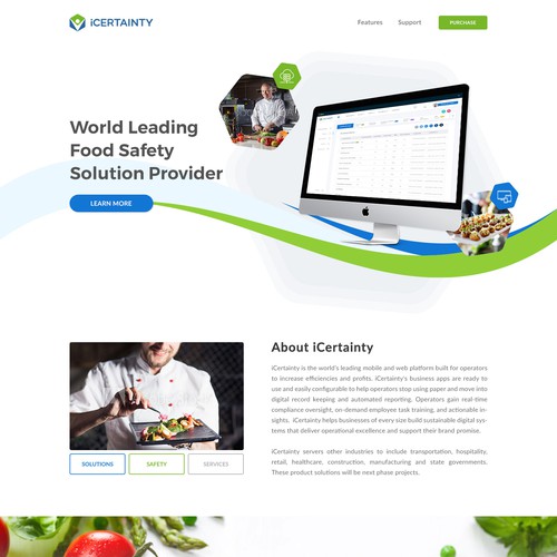 Digital Solution Company Website (Food Industry)