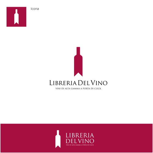 !Exclusive logo design for a wine library!  