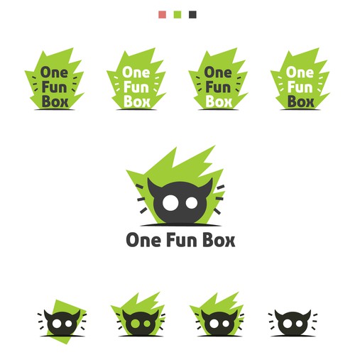 Iconic Logo for One Fun Box - The Ultimate Party Card Game Collection