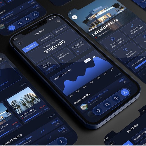 Real-estate/fractional investment App design