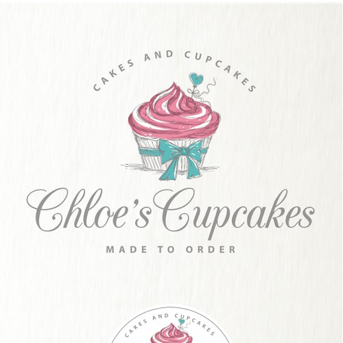 Logo design for Chloe's cupcakes