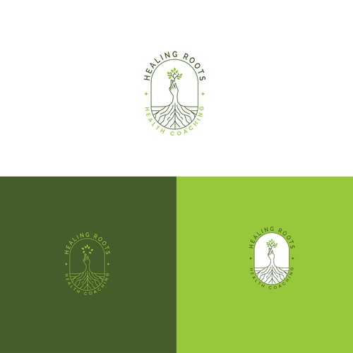 Logo for a health coaching 
