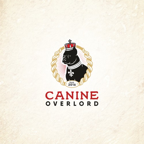 royal logo for king of dogs