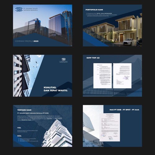Minimalis Company Profile Brochure for SSIB