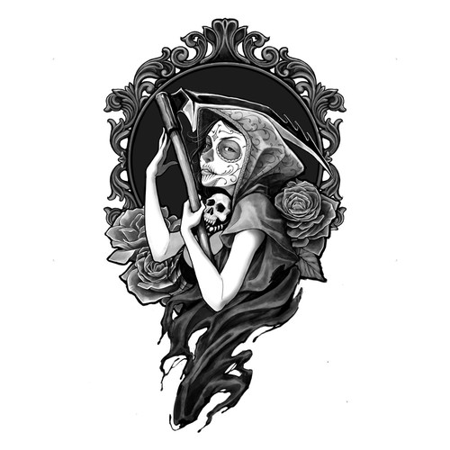 Sugar skull girl