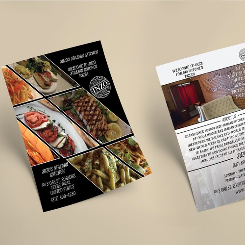 Restaurant flyer