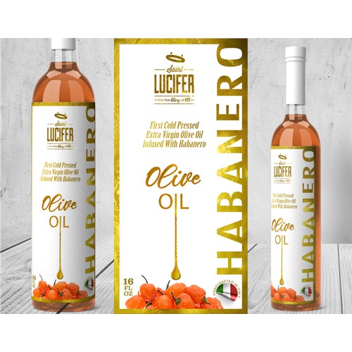 olive oil label