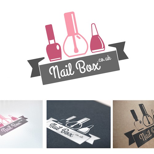 Create a capturing, recognisable logo for a new nail polish website