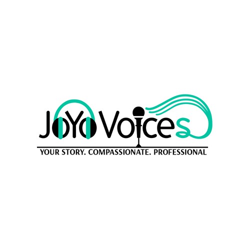 Logo for a sole proprietor business that provides high quality and professional voice acting services