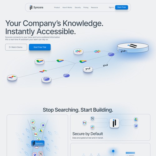 Ongoing landing page design