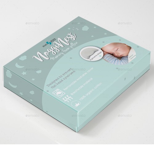 Memory foam pillow packaging