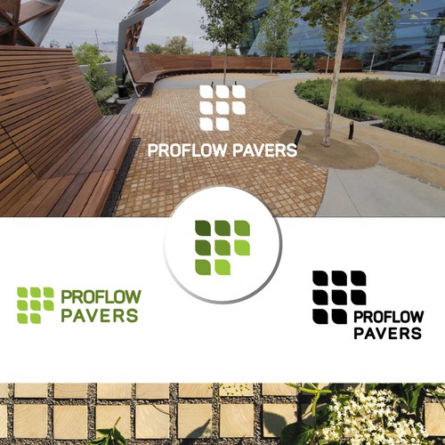 PROFLOW PAVERS logo design