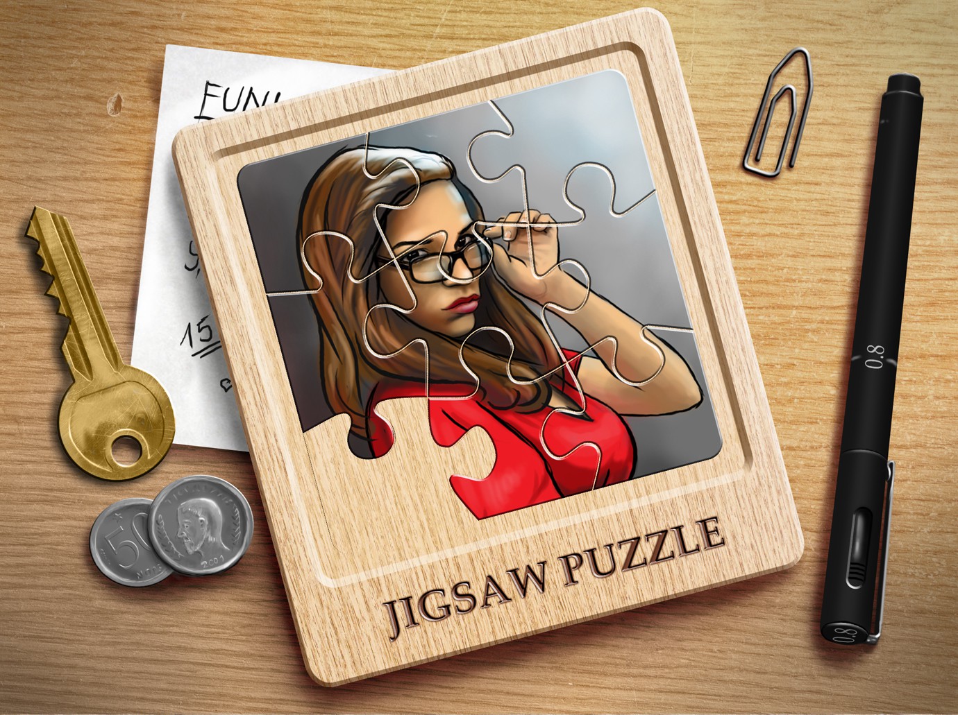 Splash image for jigsaw puzzle app