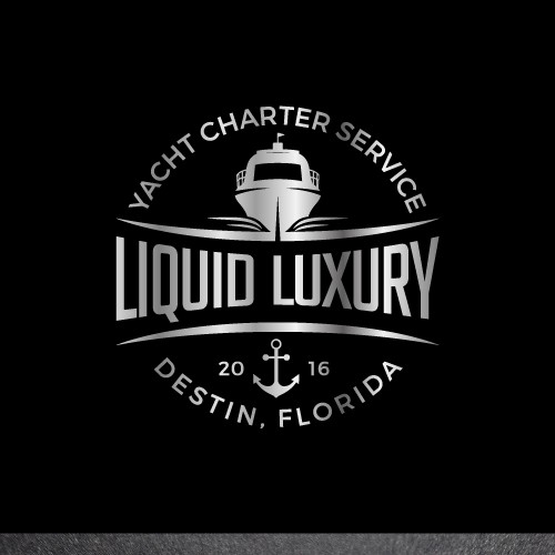 Luxurious logo of Liquid Luxury