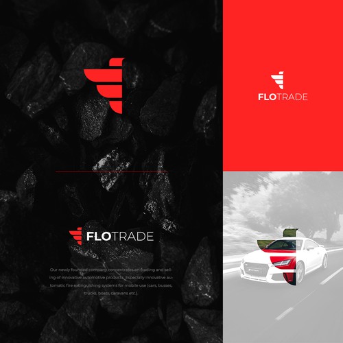 Logo concept for Automotive company Flo Trade