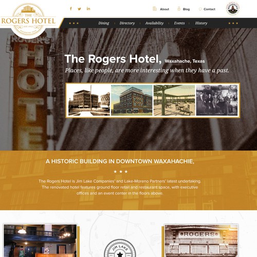 Rogers Hotel Web Design