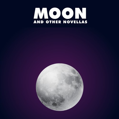 Moon book cover design