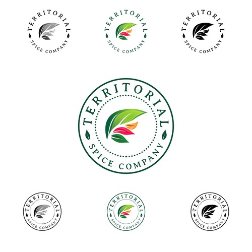 Logo Design for Territorial Spice Company