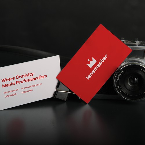Business Card Design - LensMaster