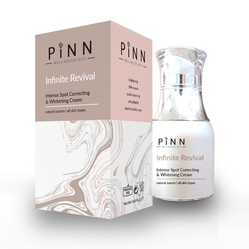 Packaging concept for PINN cream