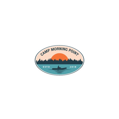 Logo for a camping