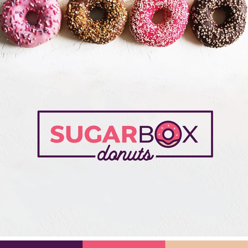 SugarBox Donuts Logo Redesign