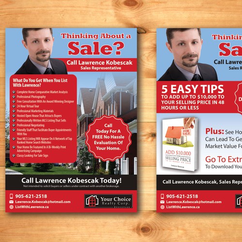 Real estate flyer