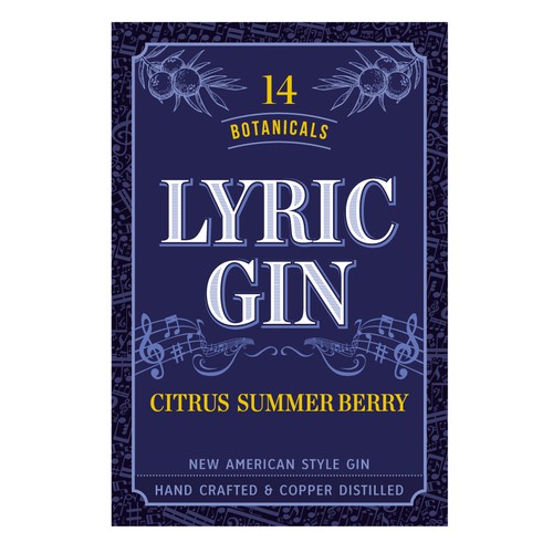 Gin label