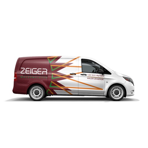 Van wrap design for Zeiger