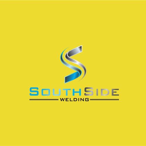 Create a unique industrial pipework logo for SouthSide Welding